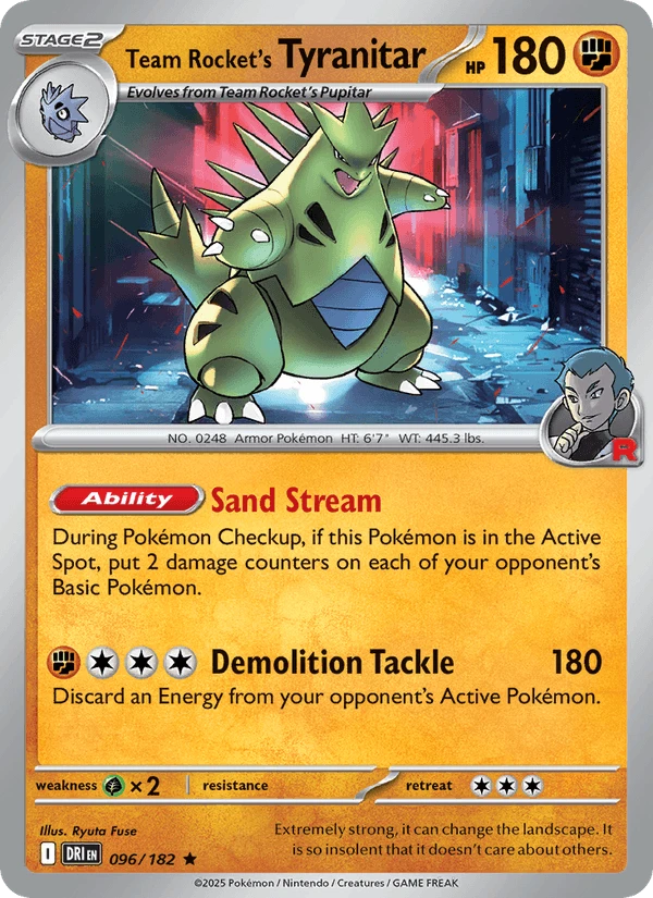 Team Rocket's Tyranitar #96