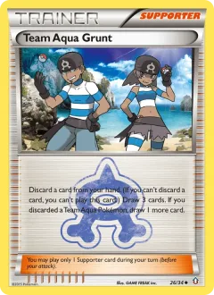 Team Aqua Grunt Reverse Holo