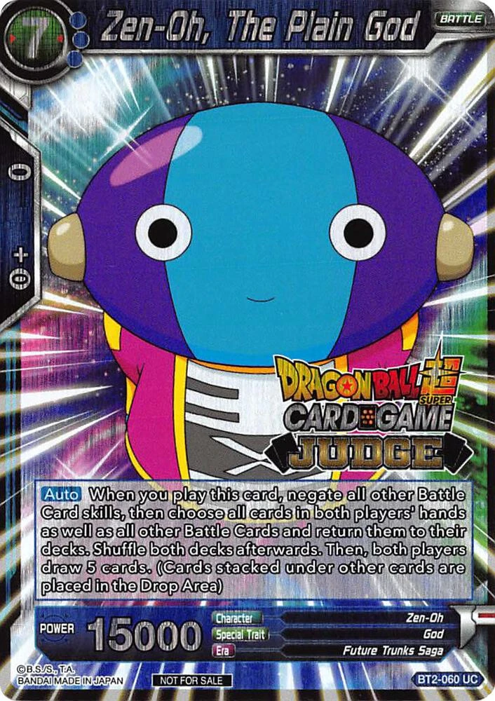 Zen-Oh, The Plain God [Judge Promo] #BT2-060