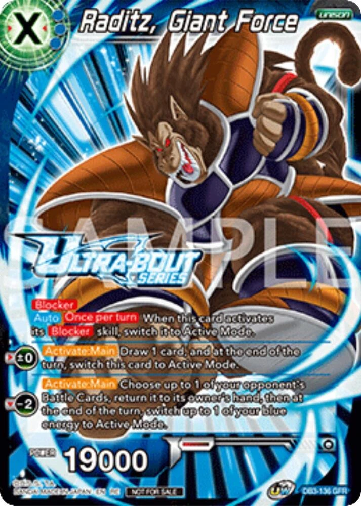 Raditz, Giant Force [Event Pack 17] #DB3-136