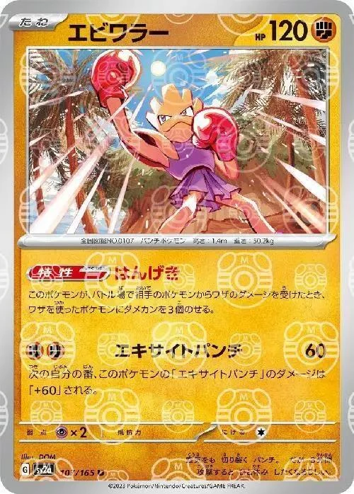 Hitmonchan Master Ball #107