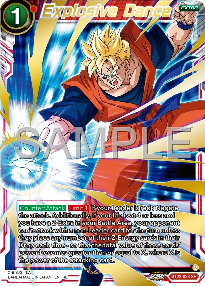 Explosive Dance [Reprint] #BT23-033