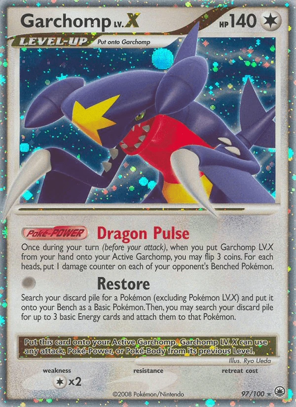 Garchomp LV X #97