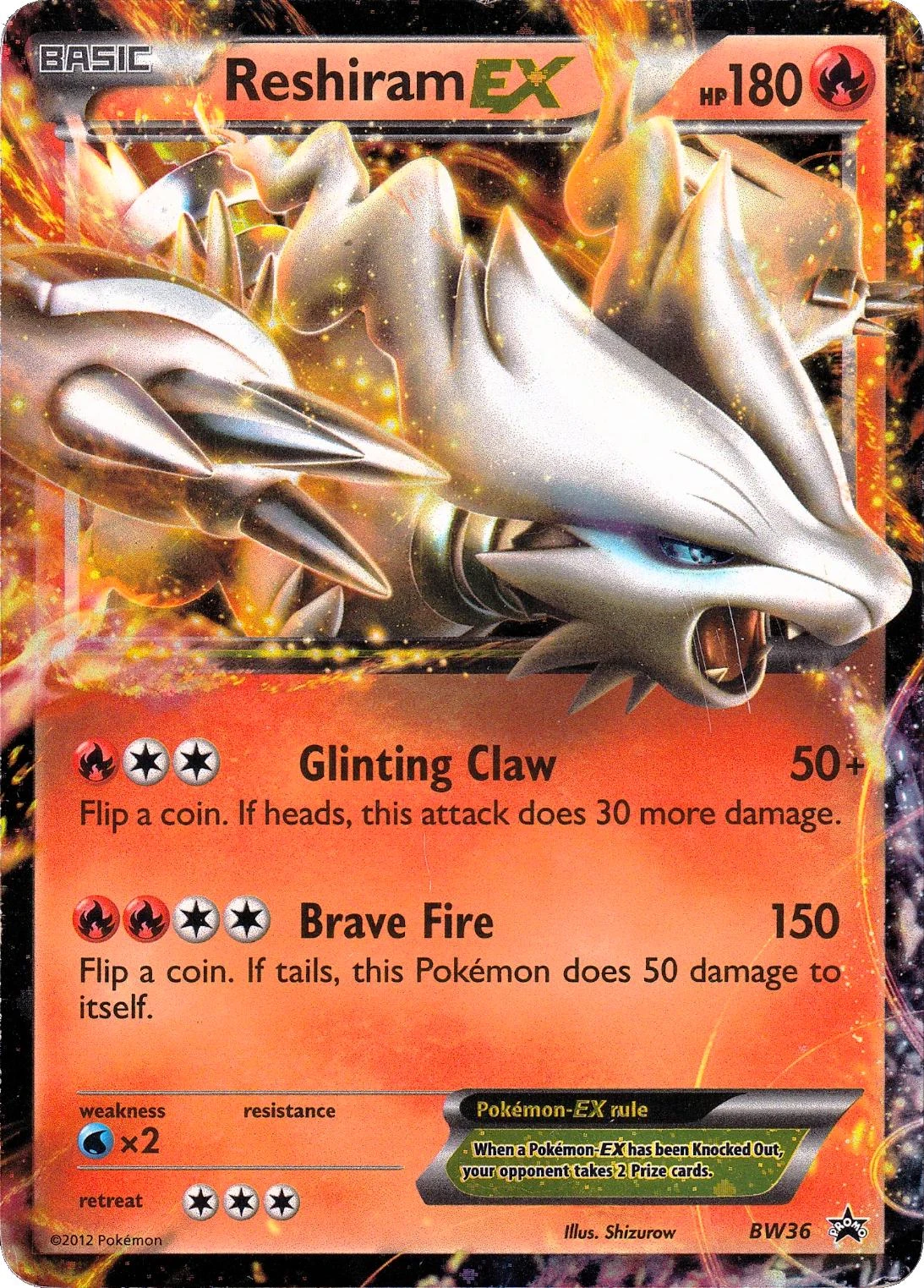 Reshiram Ex Bw36