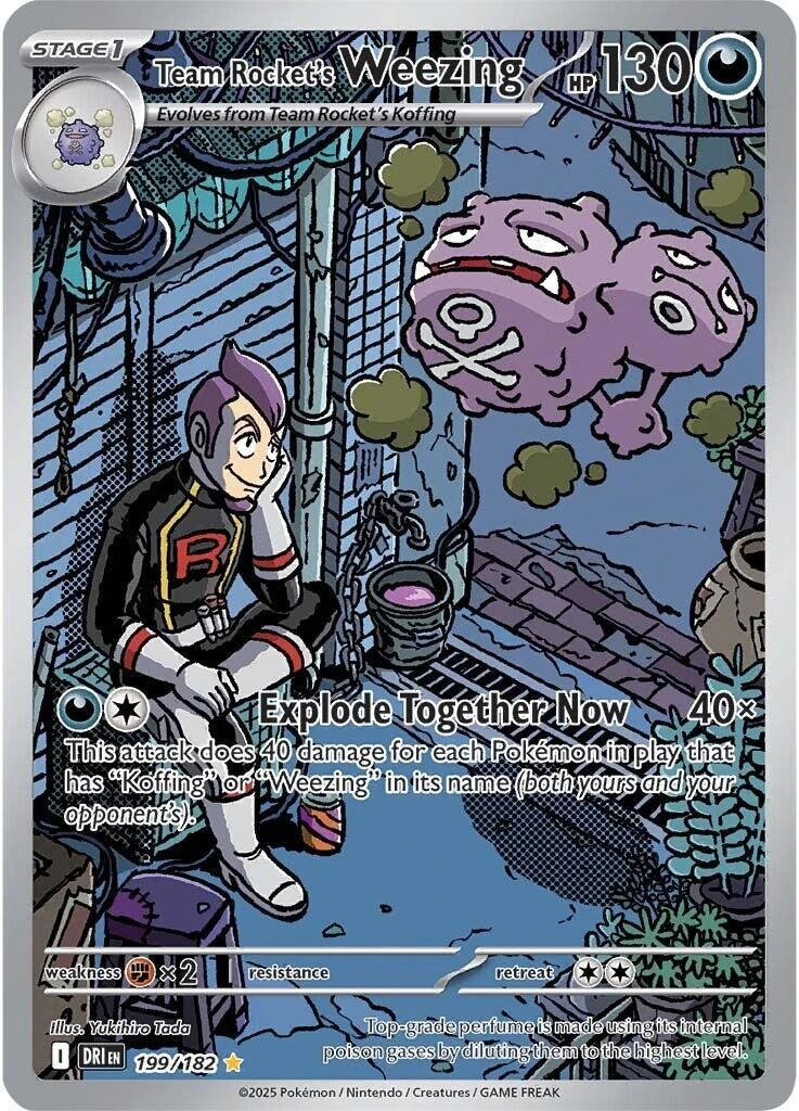 Team Rocket's Weezing #105