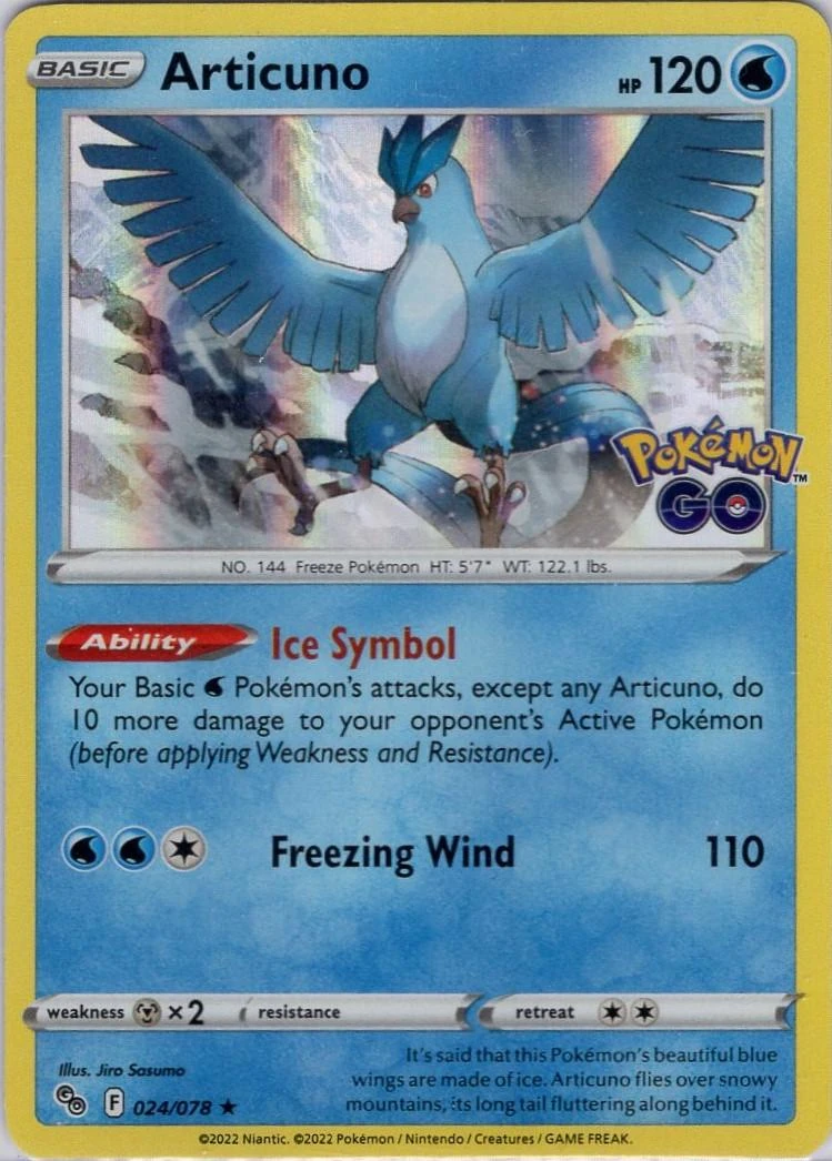 Articuno Holo #24