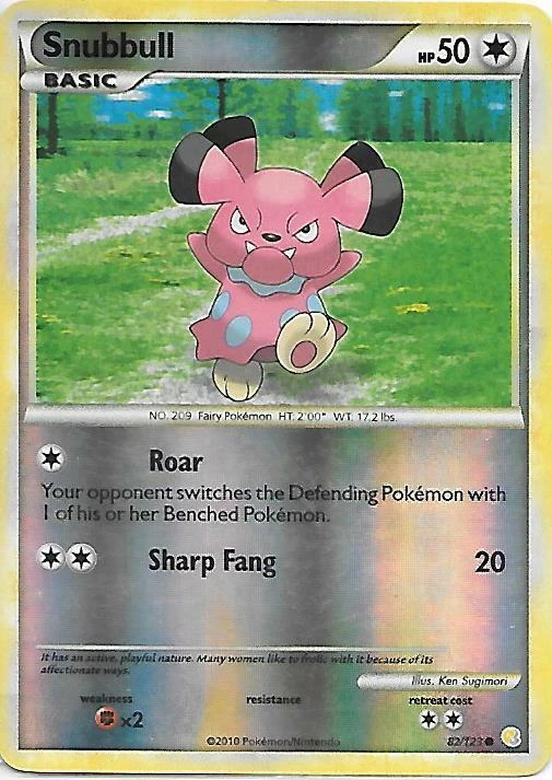 Snubbull Reverse Holo #82