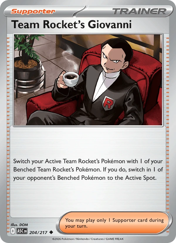 Team Rocket's Giovanni #204
