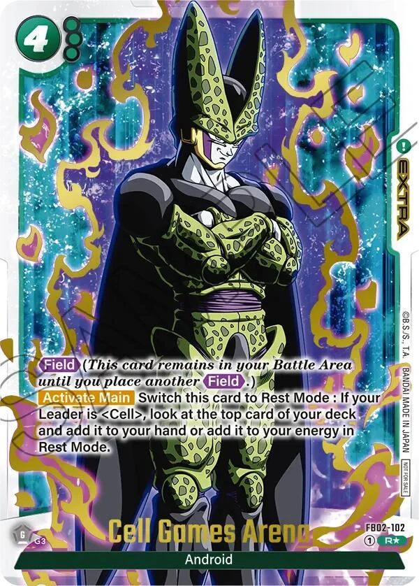 Cell Games Arena [Championship Pack 02 Gold] #FB02-102