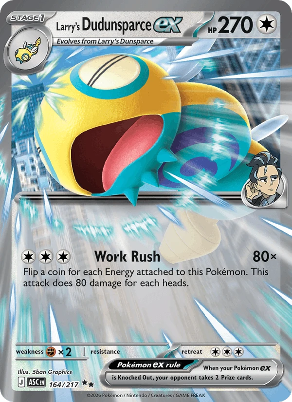 Larry's Dudunsparce ex #164