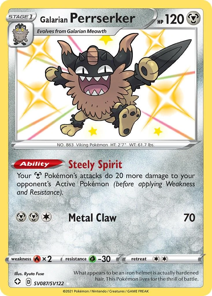 Galarian Perrserker Sv087