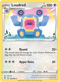 Loudred Reverse Holo