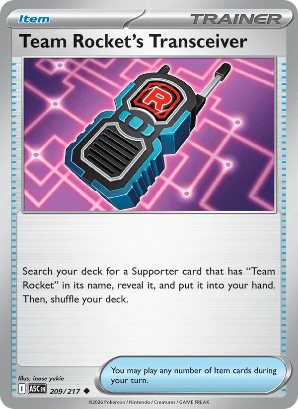Team Rocket's Transceiver #209