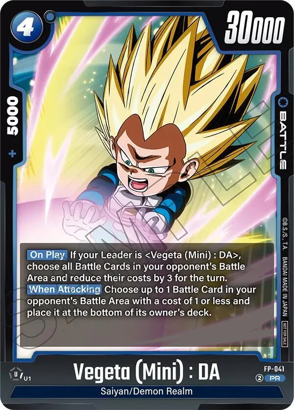 Vegeta (Mini) : DA [Release Event] #FP-041
