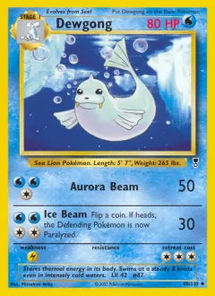 Dewgong Reverse Holo