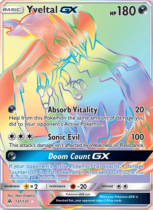 Yveltal Gx #137