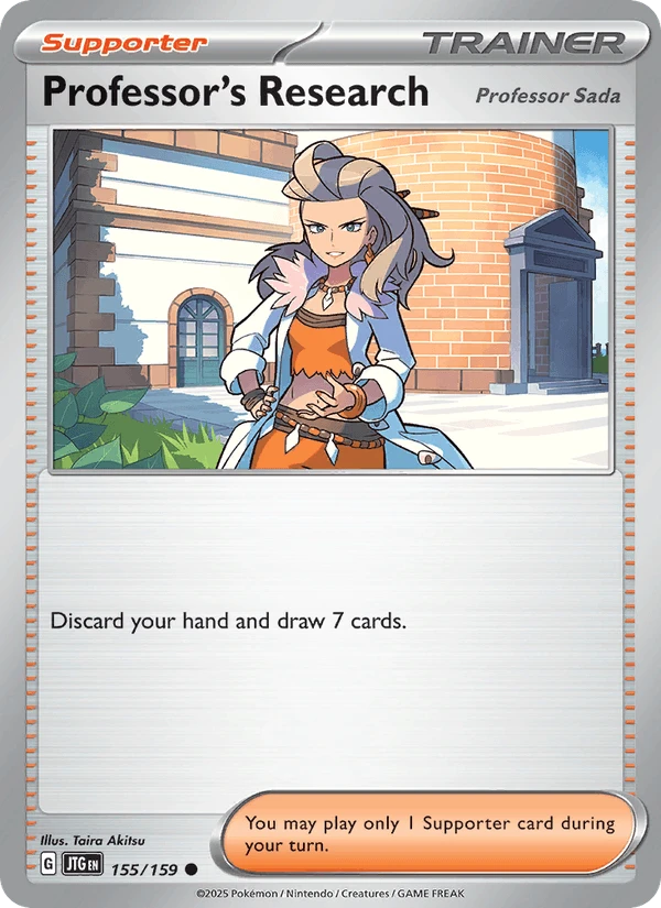 Professor's Research: Professor Sada Reverse Holo #155