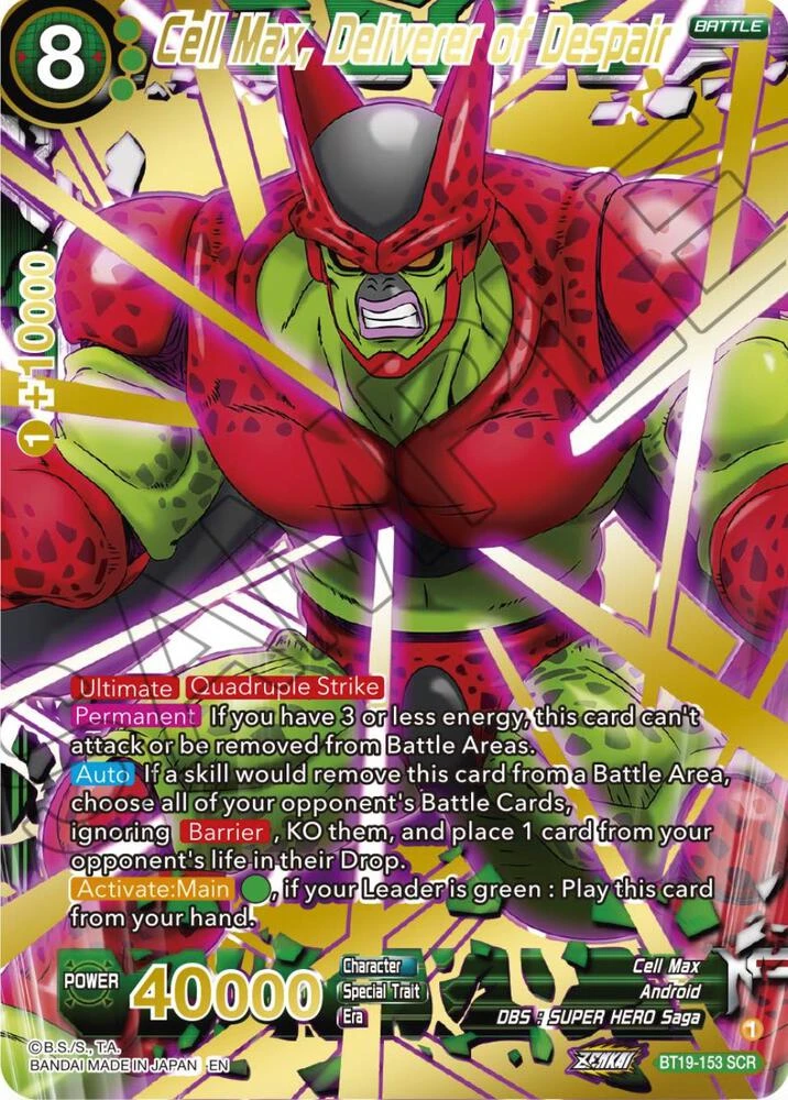 Cell Max, Deliverer of Despair #BT19-153