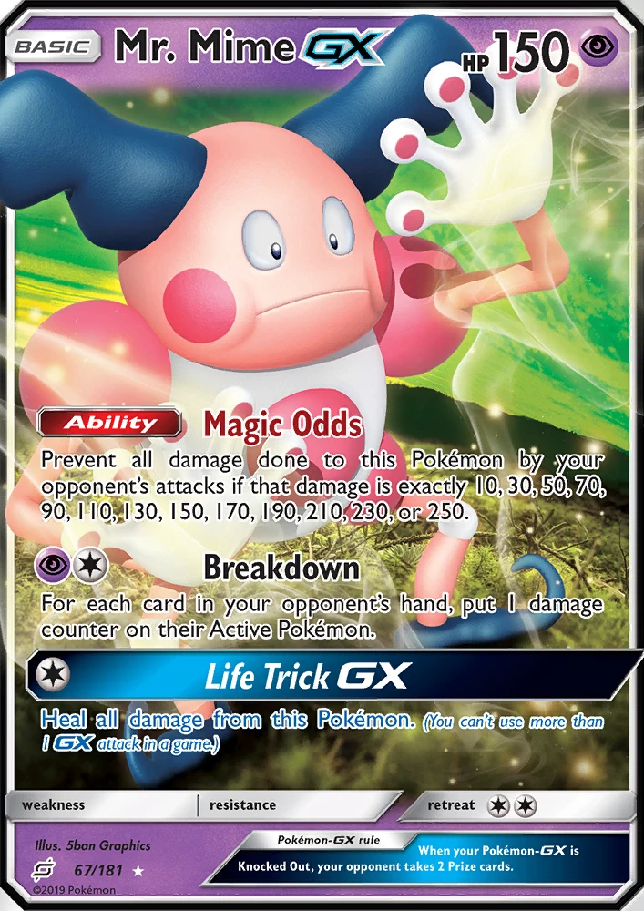Mr Mime Gx #67