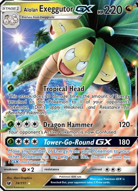 Alolan Exeggutor Gx