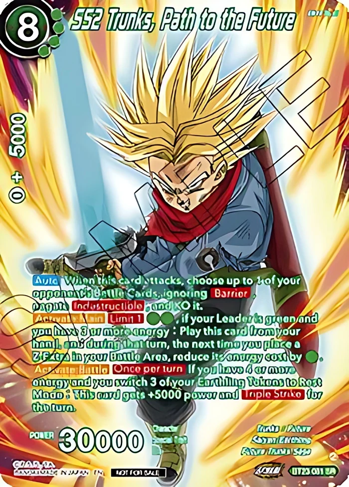 SS2 Trunks, Path to the Future [Premium Alt-Art Set 2026 Vol.1] #BT23-081