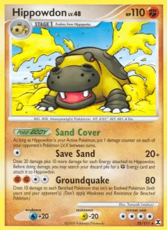 Hippowdon Reverse Holo