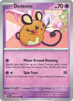 Dedenne Reverse Holo