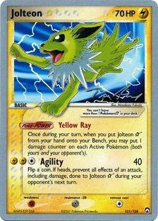 Jolteon Gold Star #101