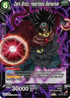 Dark Broly, Heartless Berserker