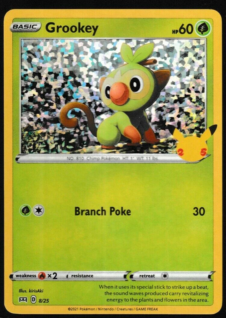 Grookey Holo #8