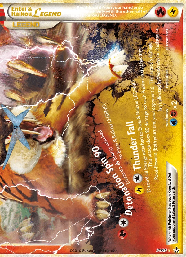 Entei & Raikou Legend #91