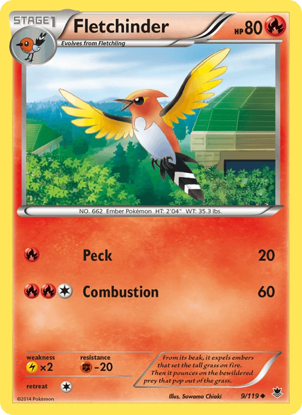 Fletchinder Reverse Holo #9