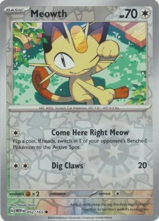 Meowth Reverse #52