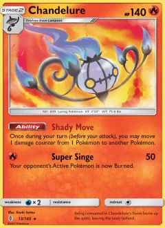 Chandelure Reverse Holo