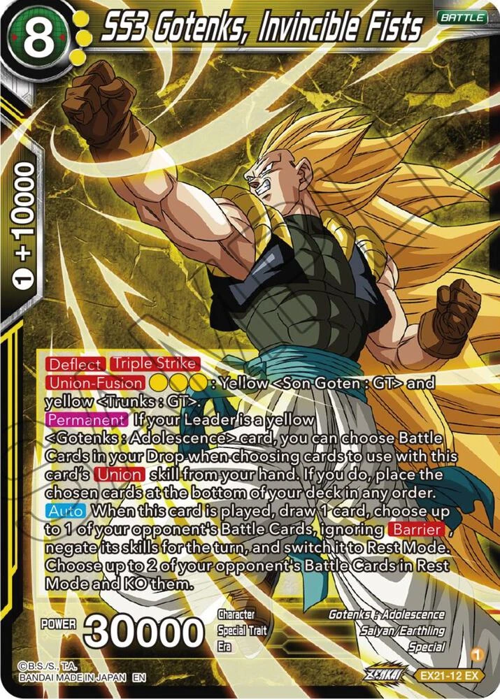 SS3 Gotenks, Invincible Fists #EX21-12