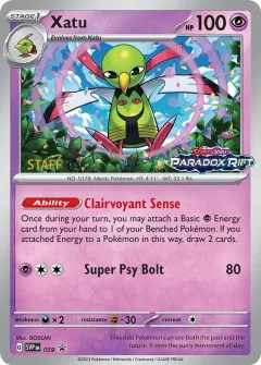 Xatu Prerelease Staff