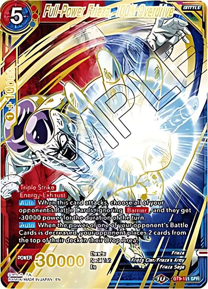 Full-Power Frieza, 100% Overdrive [SPR] #BT9-101