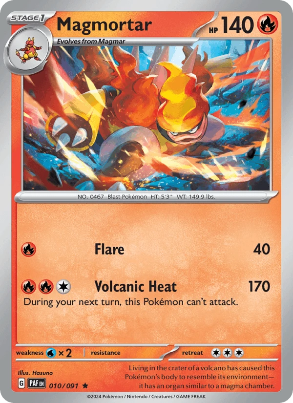 Magmortar Holo #10
