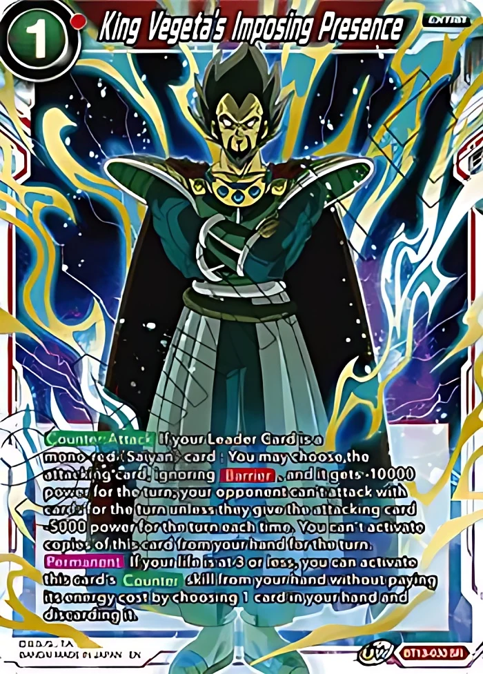 King Vegeta's Imposing Presence #BT13-030