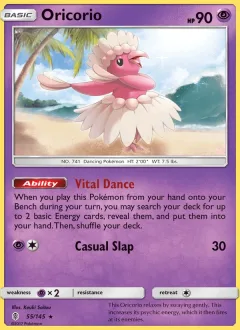 Oricorio Reverse Holo