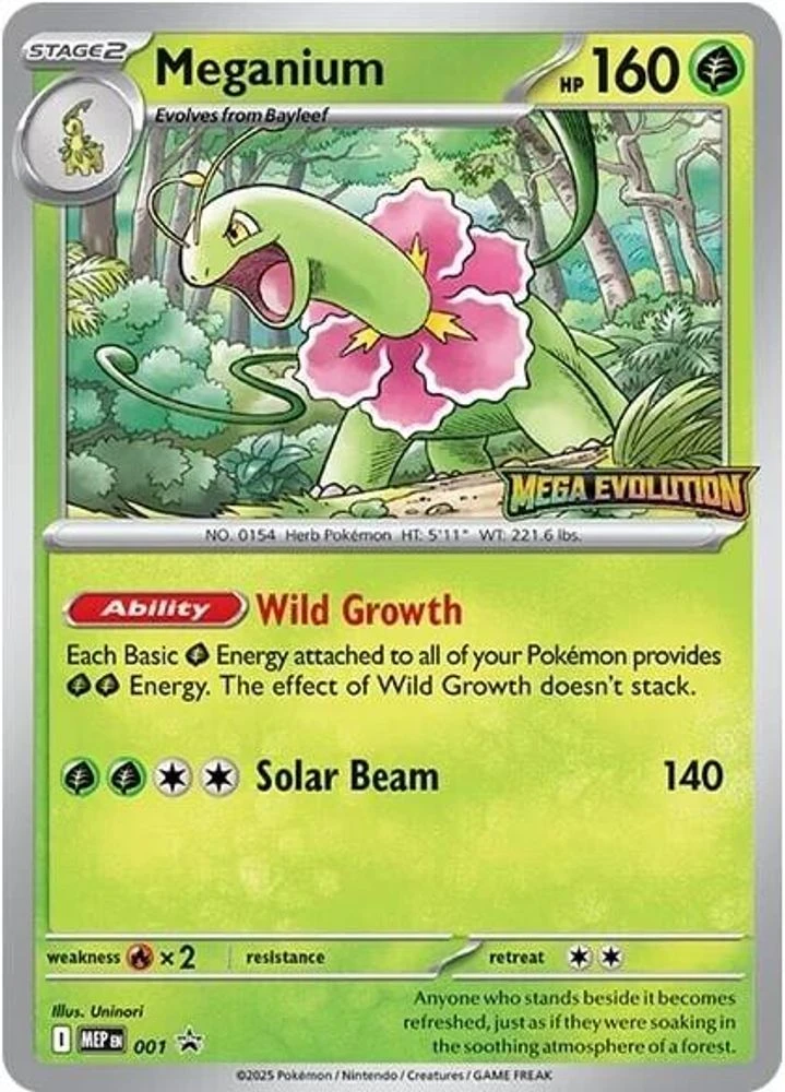 Meganium Stamped #1