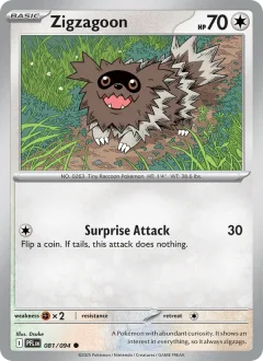Zigzagoon Reverse Holo