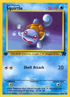 Squirtle 1st Edition