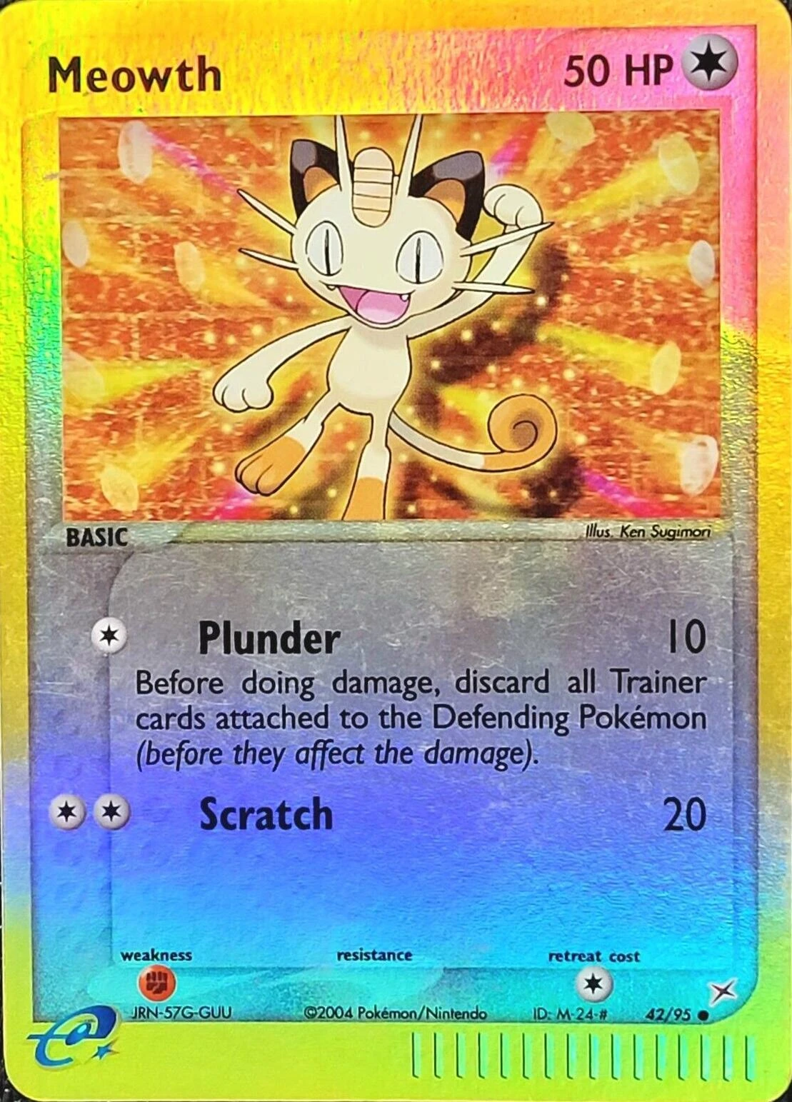 Meowth Reverse Holo #42
