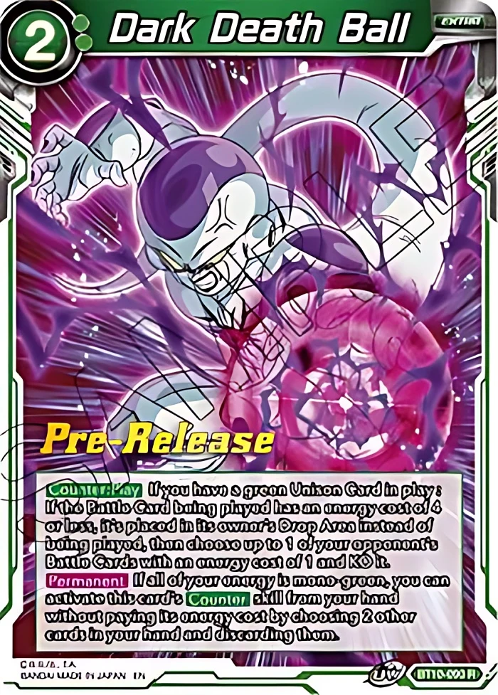 Dark Death Ball [Pre-Release] #BT10-090