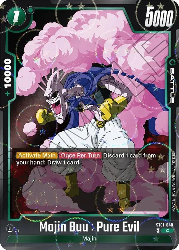 Majin Buu : Pure Evil [Dragon Ball Pattern] #ST01-040