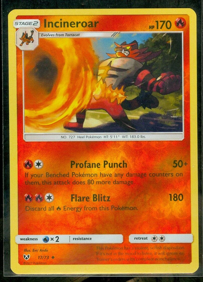 Incineroar Reverse Holo #17