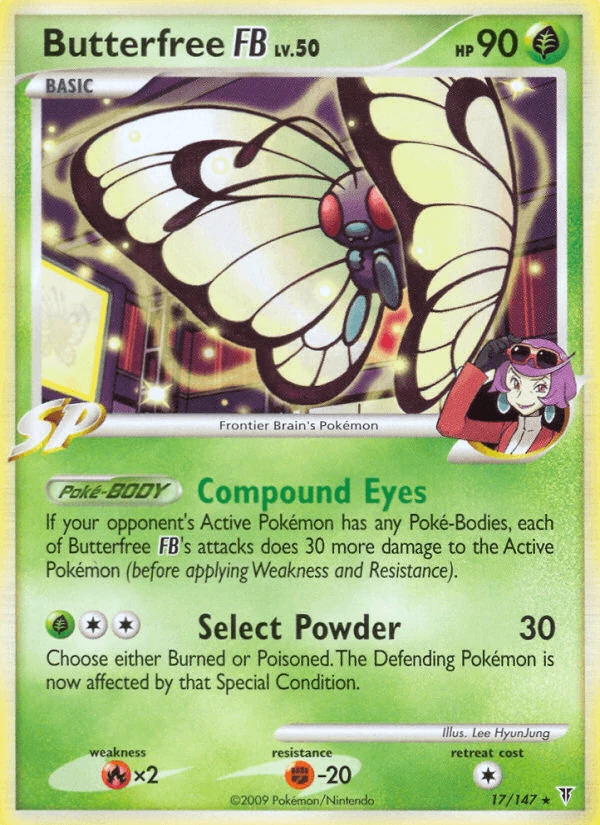 Butterfree FB Reverse Holo #17