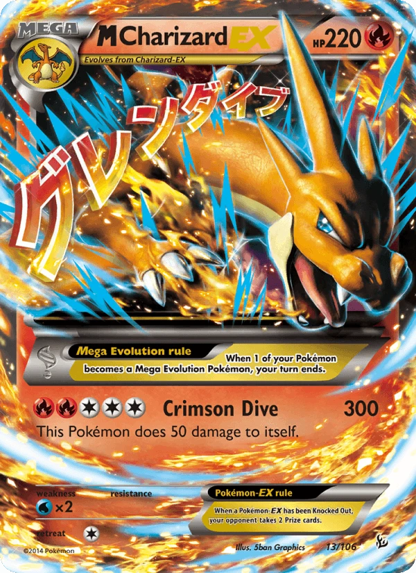 M Charizard Ex #13