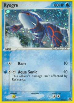 Kyogre Reverse Holo